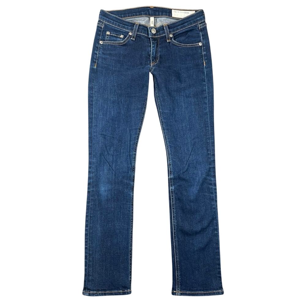 Rag & Bone Capri Skinny Jeans Dark Wash Stretch Designer Denim Women’s 25